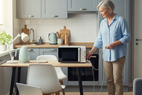 Kasdienės technologijos: kaip naudotis saugiai ir atsakingai Modernūs elektroniniai įrenginiai saugiai naudojami namuose – akcentuojama prevencija nuo perkaitimo ir gaisro.